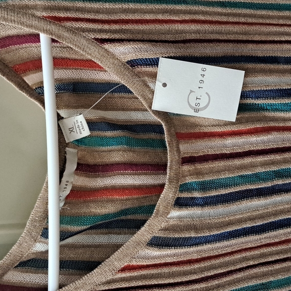 C Est. 1946 by Cato Multi-color Striped Flattering Dress - Picture 2 of 8